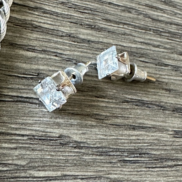 Jewelry - Silver Chain Necklace and Earring Set
